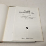 Vintage 1963 POLICE EDITION Schneider's Ohio Criminal Code Book + Supplements HC