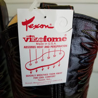 Sheplers Apple Eagle Embroidered Harness Cowboy Boots Mens 10 EE Texon Vikofome