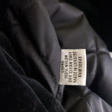 Vintage Larry Levine Black Velvet Hooded Short Coat Long Jacket Womens L Cinch
