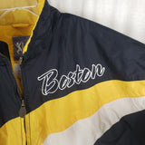 Vintage Lee Sport Boston Bruins Hooded Puffer Jacket Parka Mens L NHL Hockey