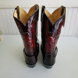 Sheplers Apple Eagle Embroidered Harness Cowboy Boots Mens 10 EE Texon Vikofome