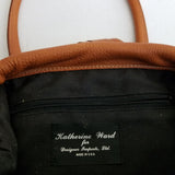 Vintage Katherine Ward Designer Imports Ltd Leather Tote Dr Style Bag Purse USA