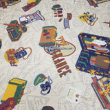 Vintage 3209 Travel Time Jaclyn Nash Originals Fabric Material 6+ yards 1995