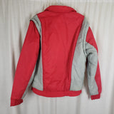 Vintage 80s BMW Ski Jacket Parka Convertible Vest Womens sz XL Boor Yin Red Gray