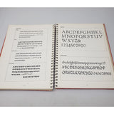 Type & Lettering Spiral Bound Book 4th Edition Revised Enlarged Longyear 1974