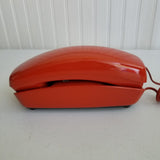 Western Electric Touch Tone Push Button Trimline Wall Phone Orange Telephone