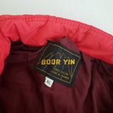 Vintage 80s BMW Ski Jacket Parka Convertible Vest Womens sz XL Boor Yin Red Gray