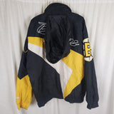 Vintage Lee Sport Boston Bruins Hooded Puffer Jacket Parka Mens L NHL Hockey