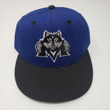 Vintage Pro-Line Madison Black Wolf Northern League Fitted Baseball Hat sz 7 3/8