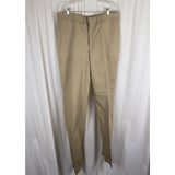US Navy Creighton Military Uniform Khaki Pants Trousers Mens 38R Unfinished 80s