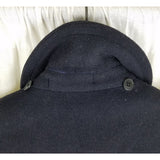 Vintage Lodenfry Loden Coat Wool Leather Toggle Closure Duffle Coat Peacoat Womens M L