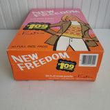 NOS New Freedom Kotex Beltless Maxi Pads 1973 Vintage Pink Box 30 Full Size RARE