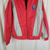 Vintage 80s BMW Ski Jacket Parka Convertible Vest Womens sz XL Boor Yin Red Gray