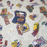 Vintage 3209 Travel Time Jaclyn Nash Originals Fabric Material 6+ yards 1995