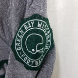 Vintage Packers Lambeau Field Spellout Logo Crewneck Pullover Sweatshirt Mens Adult S