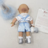 2001 Kewpie Blue Happy Birthday Boy Doll Effenbee 12" COA Jesco Rose O'Neill QVC