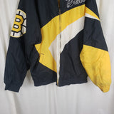 Vintage Lee Sport Boston Bruins Hooded Puffer Jacket Parka Mens L NHL Hockey