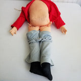 Vintage 70s Horsman 22” Willie Talk Ventriloquist Doll Toy Original Shirt Pants