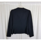 Vintage Bert Newman for Suitime Avant Garde Red Tuxedo Blazer Jacket Womens S