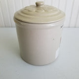 Vtg Redwing McDonalds Christmas 2004 Stoneware Crock Daisy Lid # 14/250 Snowman