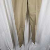 US Navy Creighton Military Uniform Khaki Pants Trousers Mens 38R Unfinished 80s