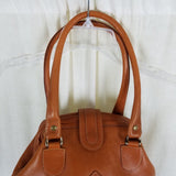Vintage Katherine Ward Designer Imports Ltd Leather Tote Dr Style Bag Purse USA