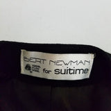 Vintage Bert Newman for Suitime Avant Garde Red Tuxedo Blazer Jacket Womens S