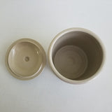 Vtg Redwing McDonalds Christmas 2004 Stoneware Crock Daisy Lid # 14/250 Snowman