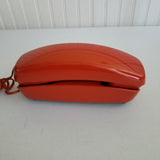 Western Electric Touch Tone Push Button Trimline Wall Phone Orange Telephone