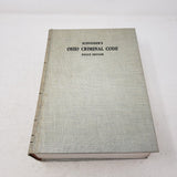 Vintage 1963 POLICE EDITION Schneider's Ohio Criminal Code Book + Supplements HC