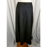Vintage Eddie Bauer Lined Wool Aline voluminous Twirl Skirt Womens size 8 Black