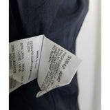 Marella Worsted Wool Navy Blue Collarless Jacket Blazer Womens 8 Crest Buttons