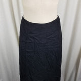 Vintage Eddie Bauer Lined Wool Aline voluminous Twirl Skirt Womens size 8 Black