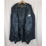Vintage Jon's Clothier Boutique Designer Peacoat Winter Wool Overcoat Mens M 80s