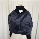 Vintage Lanz Originals 100% Wool Cropped Tuxedo Blazer Jacket Womens 5 6 USA