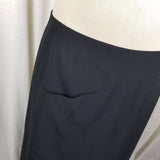 Vintage Giorgio Armani Black Label Borgo 21 Lined Pencil Skirt Womens 46 Italy