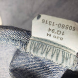 Vintage Levis Two Horse Chambray Denim Blue Jean Button Down Work Shirt Mens L