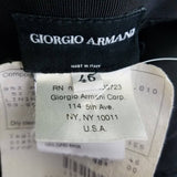 Vintage Giorgio Armani Black Label Borgo 21 Lined Pencil Skirt Womens 46 Italy