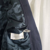 Vintage Jon's Clothier Boutique Designer Peacoat Winter Wool Overcoat Mens M 80s