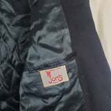 Vintage Jon's Clothier Boutique Designer Peacoat Winter Wool Overcoat Mens M 80s