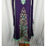 Vintage Seap Kadhai Dashiki Caftan Kaftan Embroidered Dress Ethnic Traditional Womens size Small