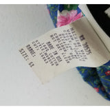 Vintage Jolene Lace Collar Calico Floral Twirl Party Dress Girls 6X USA Cotton
