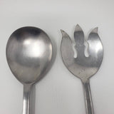 Vintage Starette Atomic Stainless Steel Salad Serving Fork Spoon Nesco Japan MCM