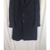 Vintage Jon's Clothier Boutique Designer Peacoat Winter Wool Overcoat Mens M 80s