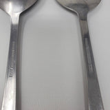 Vintage Starette Atomic Stainless Steel Salad Serving Fork Spoon Nesco Japan MCM
