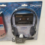 Vintage KOSS DBBS Car Portable Compact Disc CD Player CDP420CP Cassette Adapter