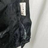 Original Supreme Quality PVC Vegan Faux Fur Collar Belted Tie Jacket Womens L