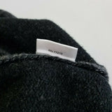 Mens Wearhouse Shawl Collar Sweater Mens M L Cardigan Patch Elbows Knit Charcoal