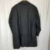 Jos. A Banks Insulated Trench Coat Mens 46R Vintage Plaid Wool Flannel Lined