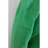 LL Bean Hooded Spring Green Cotton All Weather Windbreaker Trench Coat Womens M